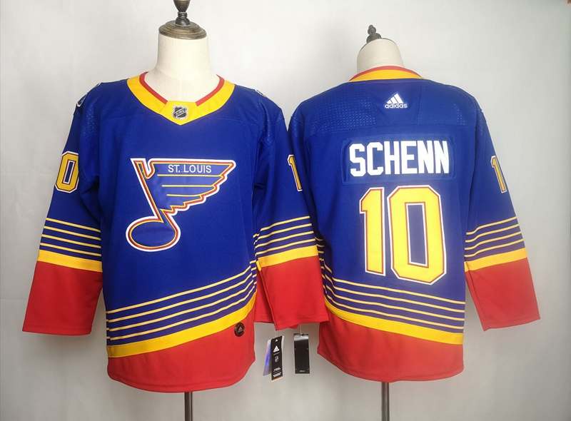 St Louis Blues Blue #10 SCHENN Classics NHL Jersey St Louis Blues Blue #10 SCHENN Classics NHL Jersey