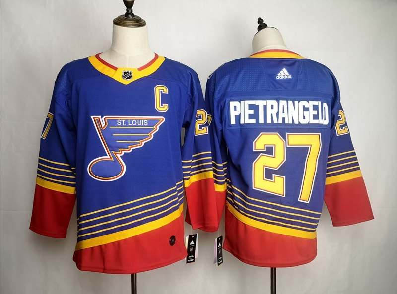St Louis Blues Blue #27 PIETRANGELO Classics NHL Jersey St Louis Blues Blue #27 PIETRANGELO Classics NHL Jersey