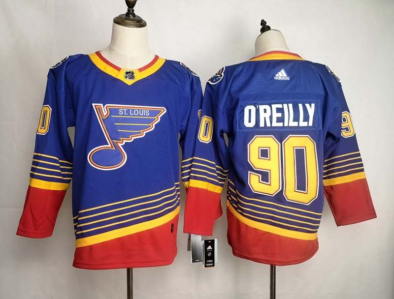 St Louis Blues Blue #90 OREILLY Classics NHL Jersey St Louis Blues Blue #90 OREILLY Classics NHL Jersey