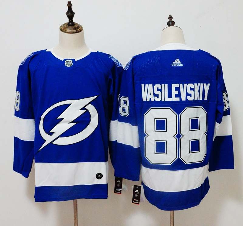 Tampa Bay Lightning Blue #88 VASILEVSKIY NHL Jersey Tampa Bay Lightning Blue #88 VASILEVSKIY NHL Jersey