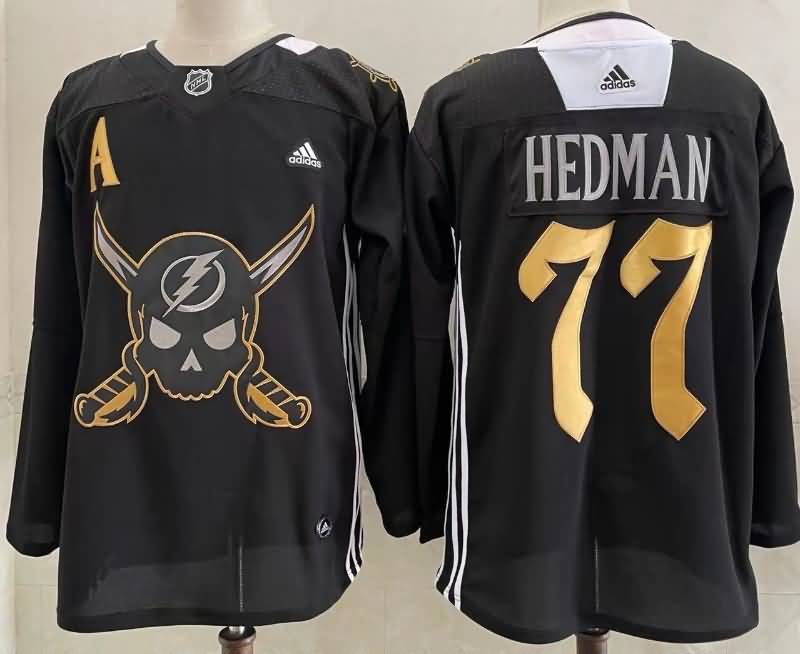 Tampa Bay Lightning Black #77 HEDMAN NHL Jersey Tampa Bay Lightning Black #77 HEDMAN NHL Jersey