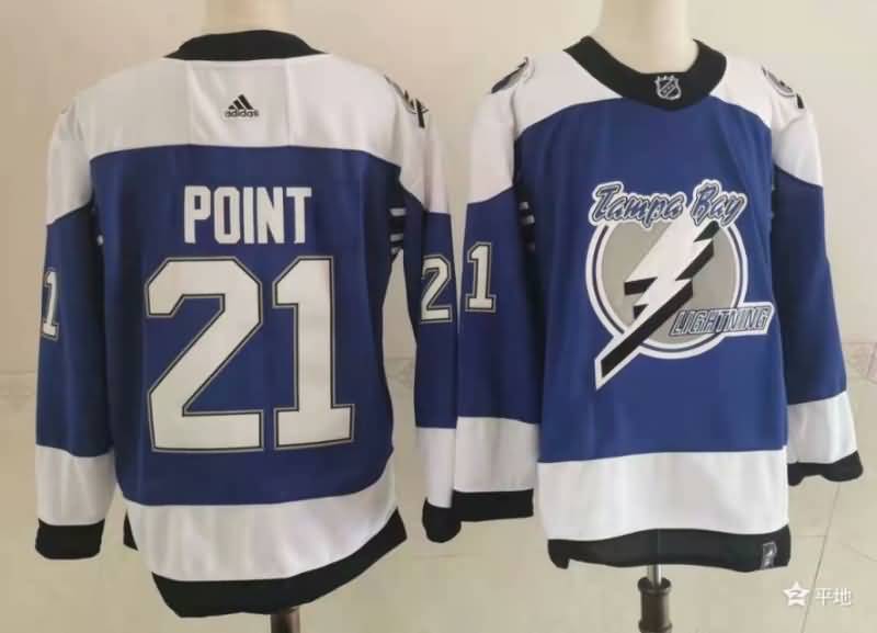 Tampa Bay Lightning Blue #21 POINT NHL Jersey 02 Tampa Bay Lightning Blue #21 POINT NHL Jersey 02