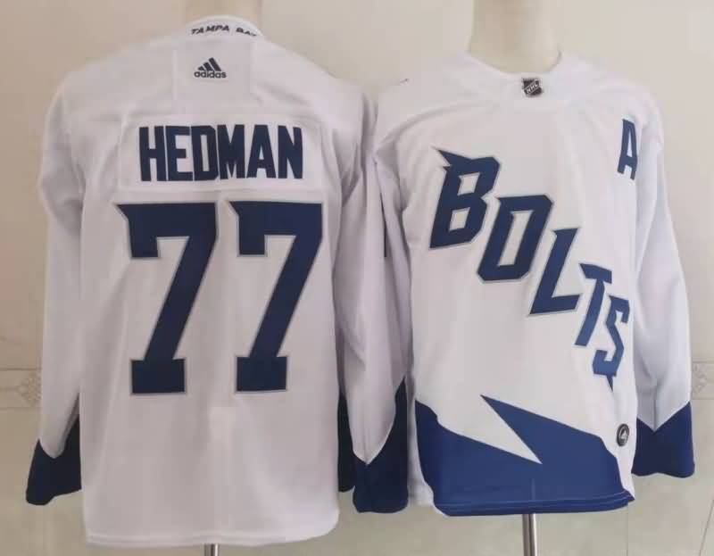 Tampa Bay Lightning White #77 HEDMAN NHL Jersey Tampa Bay Lightning White #77 HEDMAN NHL Jersey