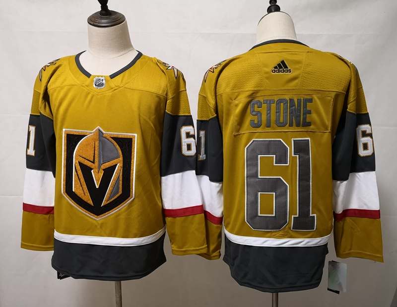 Vegas Golden Knights Golden #61 STONE NHL Jersey Vegas Golden Knights Golden #61 STONE NHL Jersey
