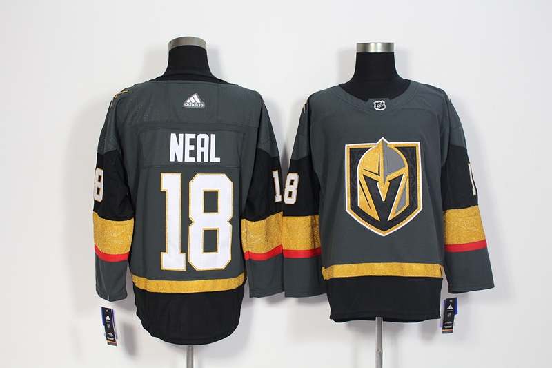 Vegas Golden Knights Grey #18 NEAL NHL Jersey Vegas Golden Knights Grey #18 NEAL NHL Jersey