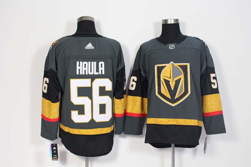 Vegas Golden Knights Grey #56 HAULA NHL Jersey Vegas Golden Knights Grey #56 HAULA NHL Jersey