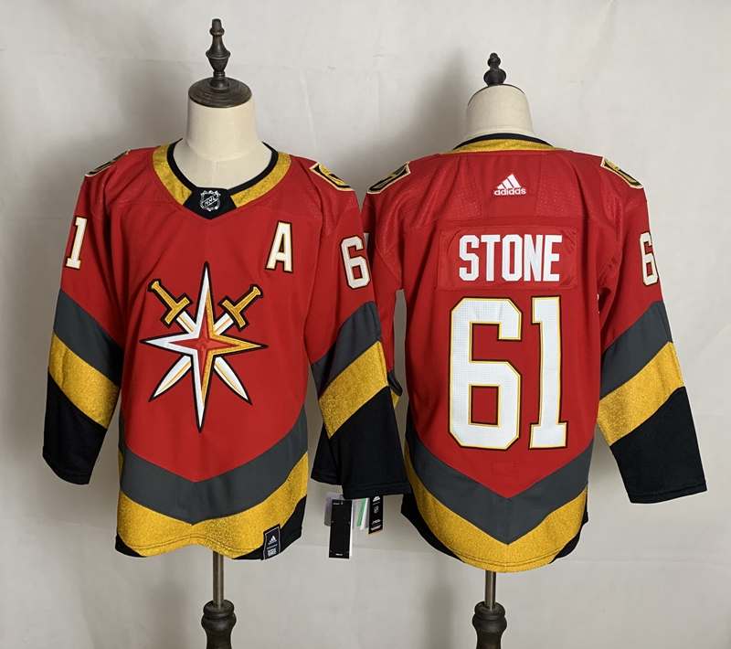 Vegas Golden Knights Red #61 STONE NHL Jersey Vegas Golden Knights Red #61 STONE NHL Jersey