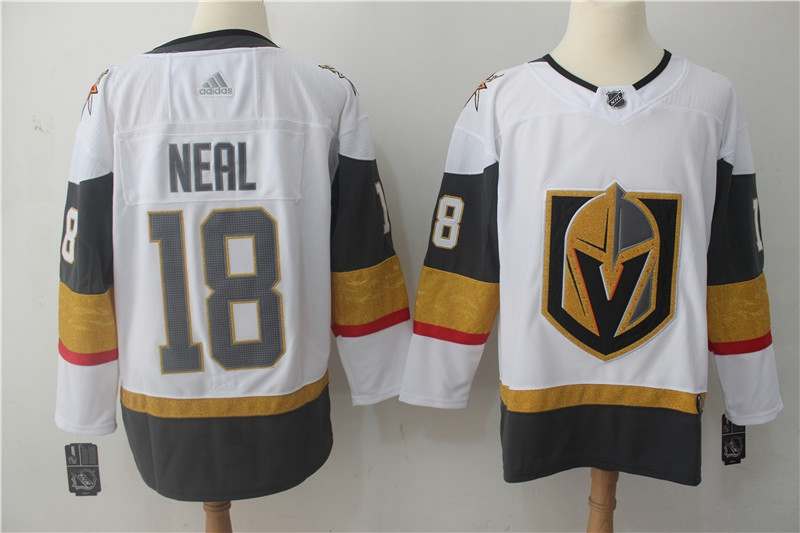 Vegas Golden Knights White #18 NEAL NHL Jersey Vegas Golden Knights White #18 NEAL NHL Jersey