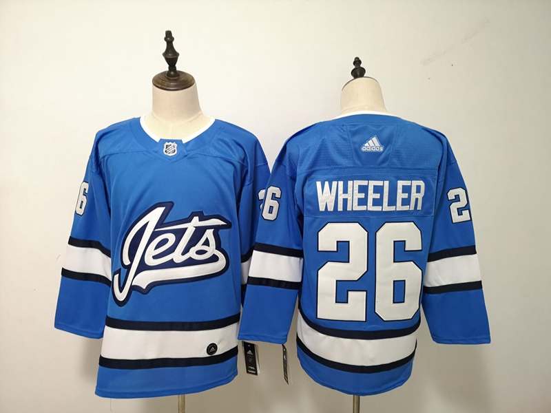 Winnipeg Jets Blue #26 WHEELER NHL Jersey Winnipeg Jets Blue #26 WHEELER NHL Jersey
