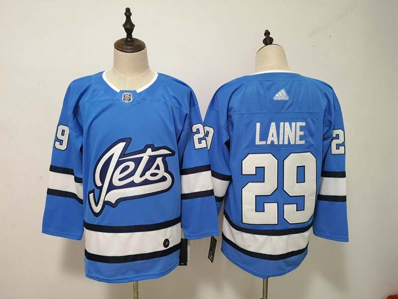 Winnipeg Jets Blue #29 LAINE NHL Jersey Winnipeg Jets Blue #29 LAINE NHL Jersey
