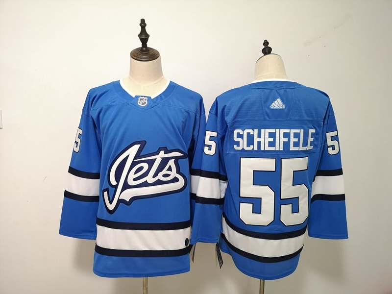 Winnipeg Jets Blue #55 SCHEIFELE NHL Jersey Winnipeg Jets Blue #55 SCHEIFELE NHL Jersey