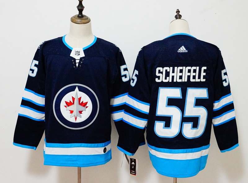 Winnipeg Jets Dark Blue #55 SCHEIFELE NHL Jersey Winnipeg Jets Dark Blue #55 SCHEIFELE NHL Jersey