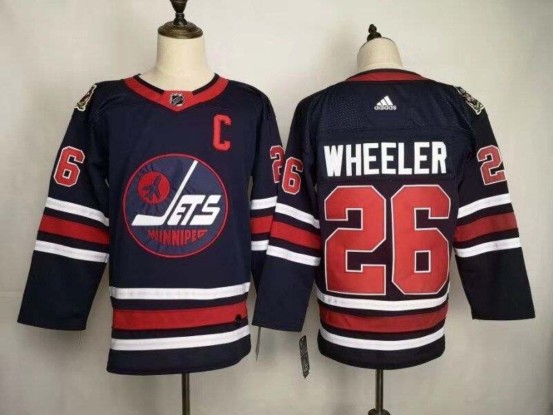 Winnipeg Jets Dark Blue #26 WHEELER Classics NHL Jersey Winnipeg Jets Dark Blue #26 WHEELER Classics NHL Jersey