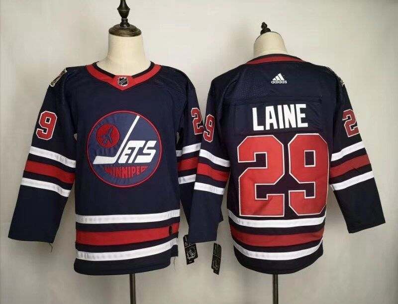 Winnipeg Jets Dark Blue #29 LAINE Classics NHL Jersey Winnipeg Jets Dark Blue #29 LAINE Classics NHL Jersey