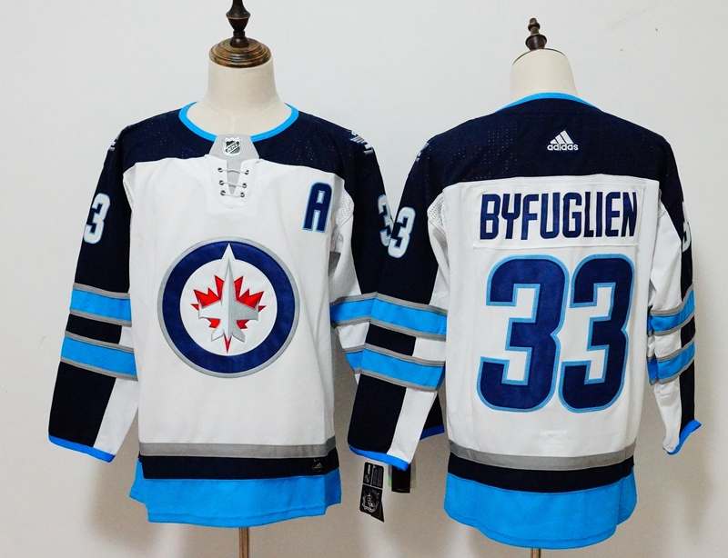 Winnipeg Jets White #33 BYFUGLIEN NHL Jersey Winnipeg Jets White #33 BYFUGLIEN NHL Jersey