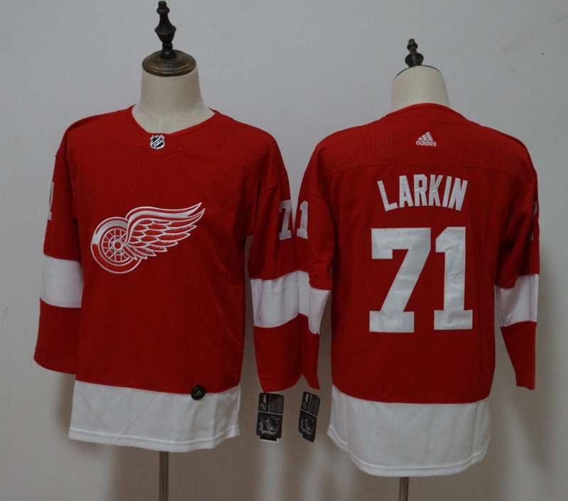 Detroit Red Wings #71 LARKIN Red Women NHL Jersey Detroit Red Wings #71 LARKIN Red Women NHL Jersey