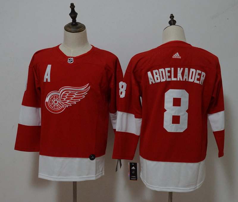 Detroit Red Wings #8 ABDELKADER Red Women NHL Jersey Detroit Red Wings #8 ABDELKADER Red Women NHL Jersey