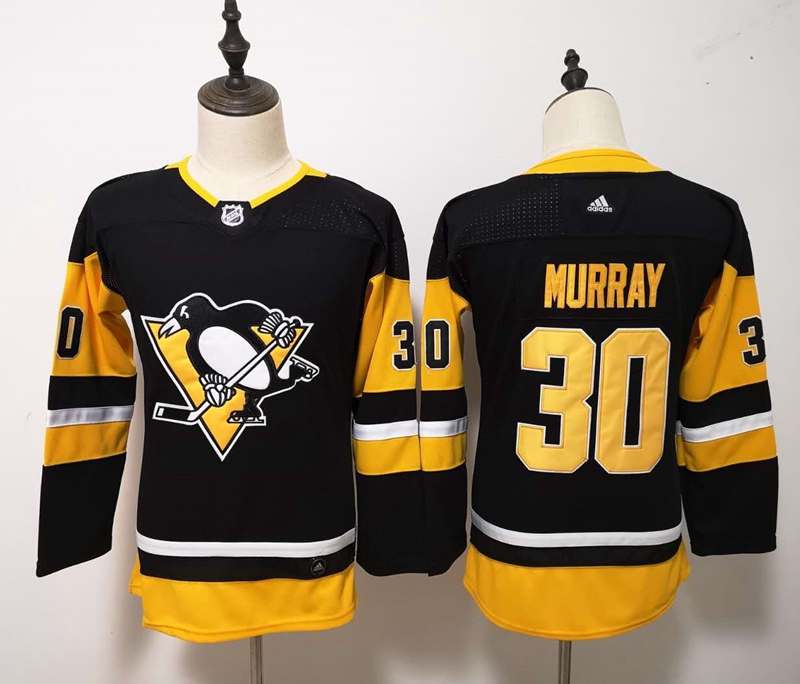Pittsburgh Penguins #30 MURRAY Black Women NHL Jersey Pittsburgh Penguins #30 MURRAY Black Women NHL Jersey