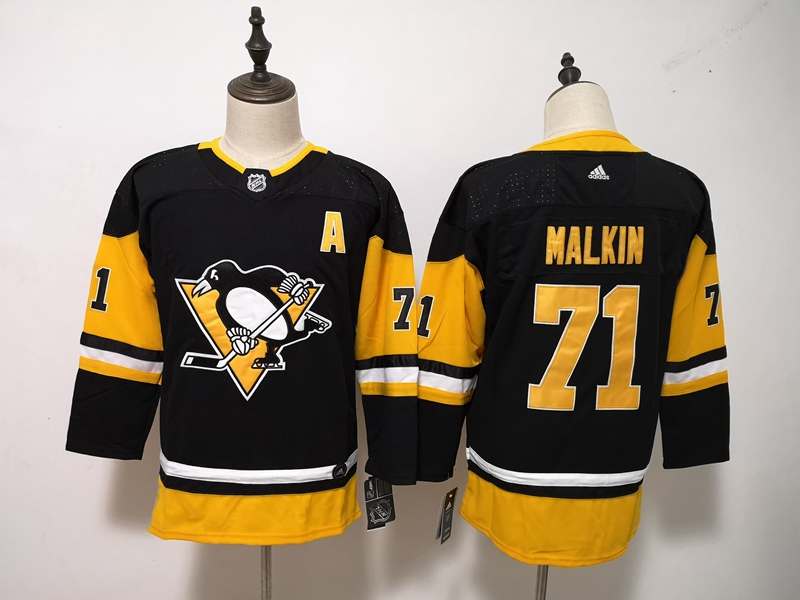 Pittsburgh Penguins #71MALKIN Black Women NHL Jersey 02 Pittsburgh Penguins #71MALKIN Black Women NHL Jersey 02
