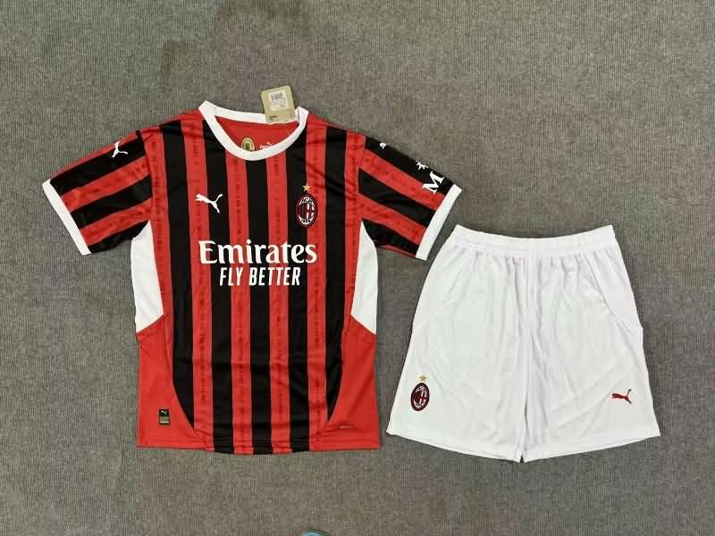 AC Milan Soccer Jersey Home Replica 24/25 AC Milan Soccer Jersey Home Replica 24/25