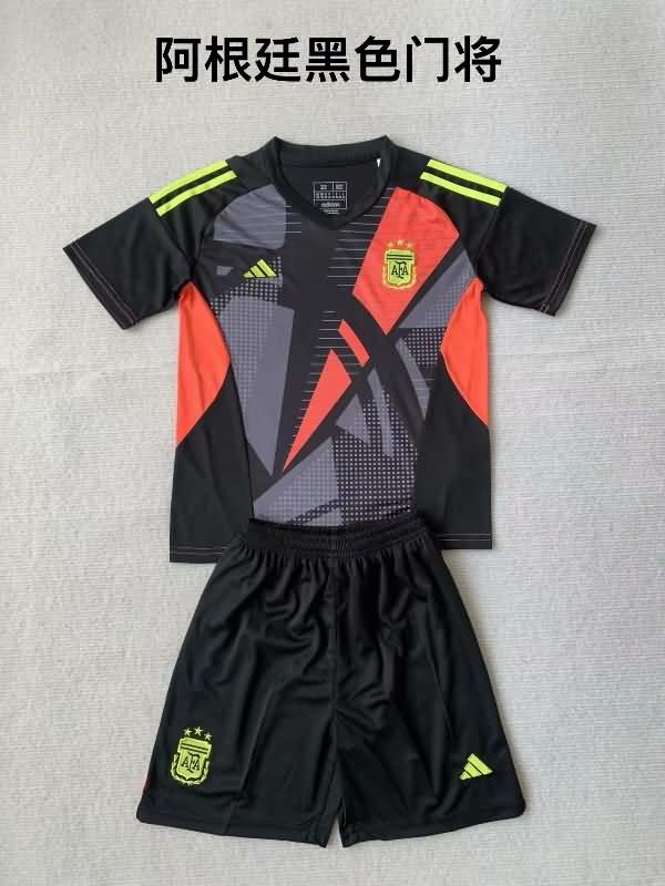 Argentina Soccer Jersey Copa America Goalkeeper Black Replica 2024