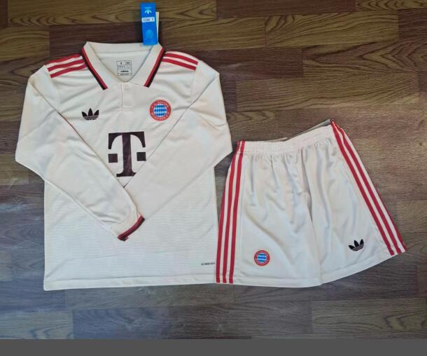 Bayern Munich Soccer Jersey Third Long Sleeve Replica 24/25 Bayern Munich Soccer Jersey Third Long Sleeve Replica 24/25