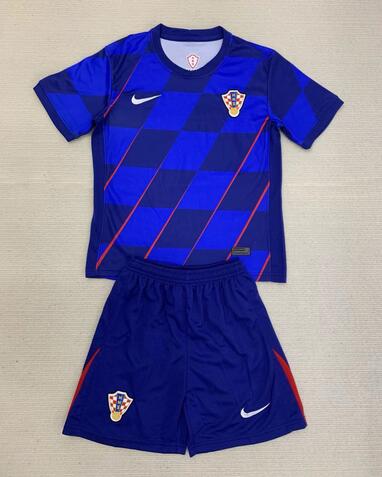 Croatia Soccer Jersey Away Replica 2024