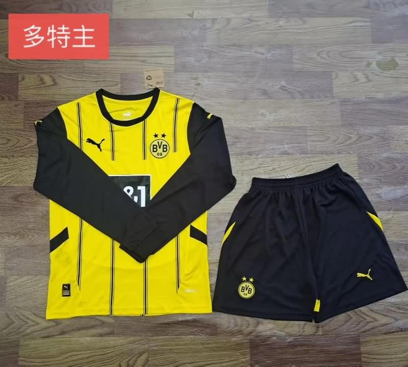 Dortmund Soccer Jersey Home Long Sleeve Replica 24/25 Dortmund Soccer Jersey Home Long Sleeve Replica 24/25