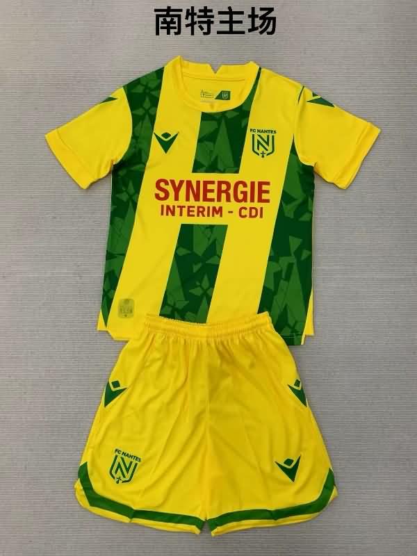 Nantes FC Soccer Jersey Home Replica 24/25 Nantes FC Soccer Jersey Home Replica 24/25