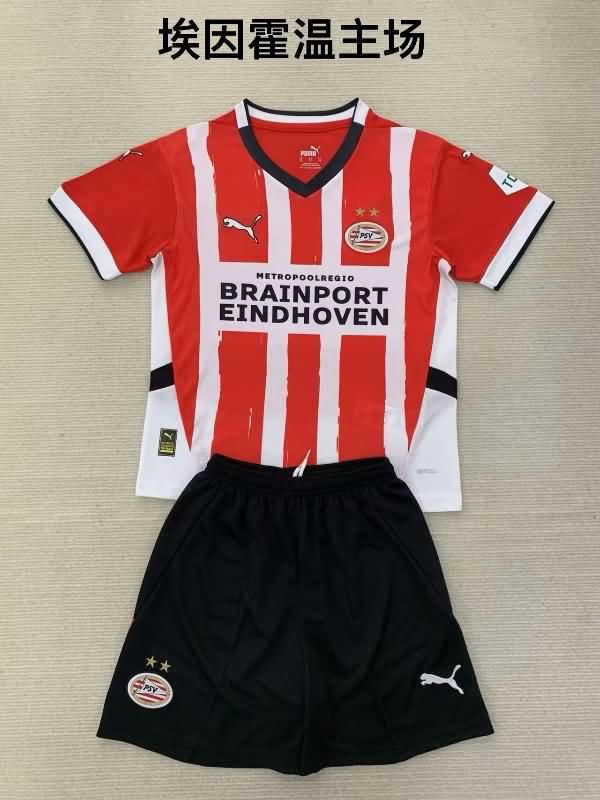 PSV Eindhoven Soccer Jersey Home Replica 24/25 PSV Eindhoven Soccer Jersey Home Replica 24/25