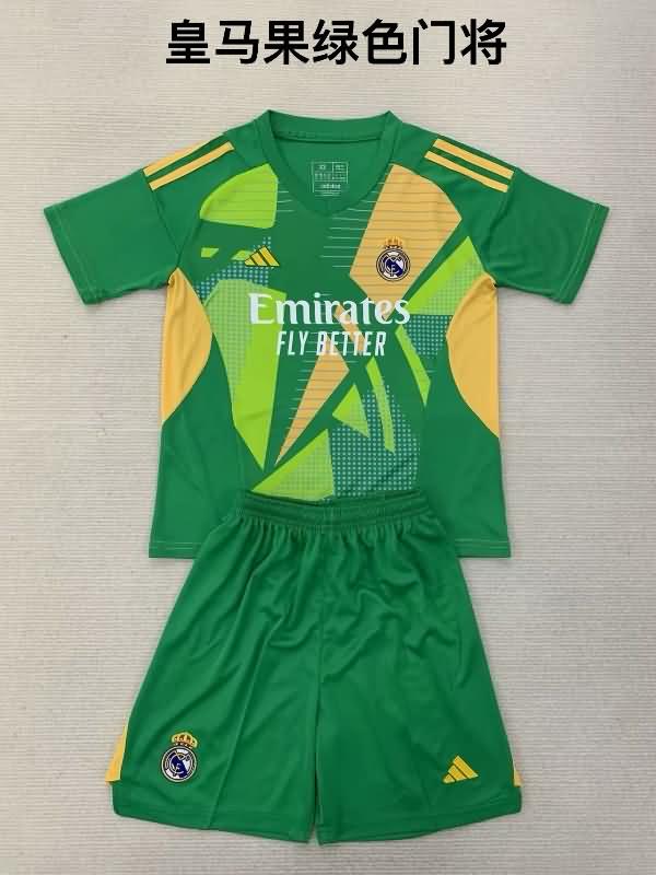 Real Madrid Soccer Jersey Goalkeeper Green Replica 24/25 Real Madrid Soccer Jersey Goalkeeper Green Replica 24/25