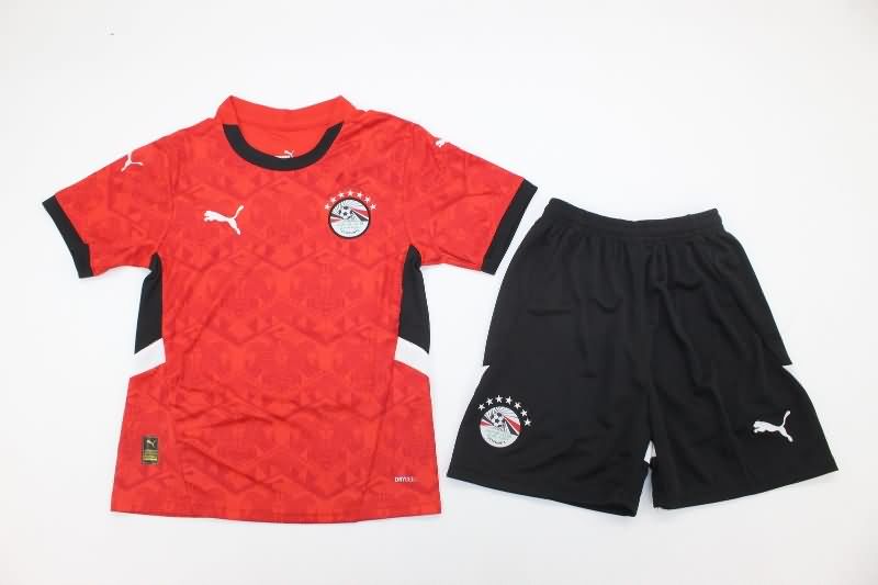 Kids Egypt Soccer Jersey Home Replica 2025