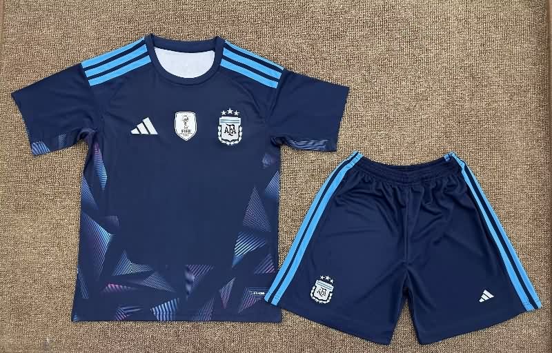 Argentina 2026 Goalkeeper Dark Blue Soccer Jersey