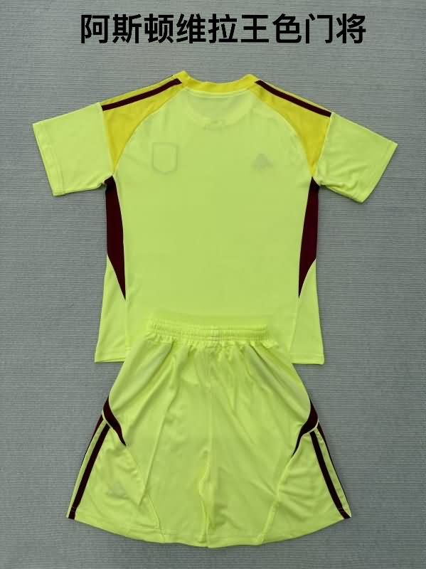 Aston Villa 25/26 Goalkeeper Yellow Soccer Jersey