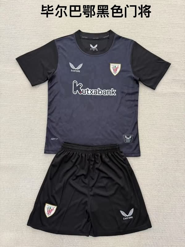 Athletic Bilbao 25/26 Goalkeeper Black Soccer Jersey