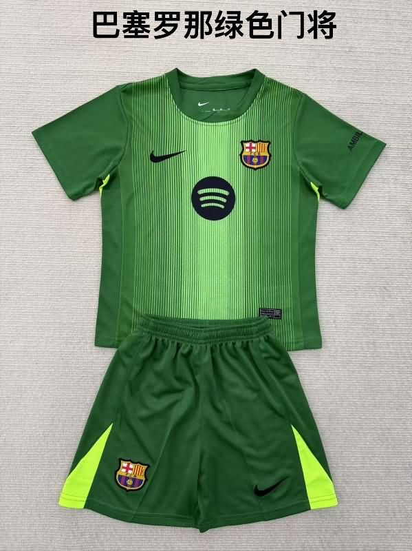 Barcelona 25/26 Goalkeeper Green Soccer Jersey