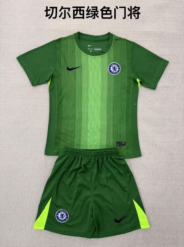 Chelsea 25/26 Goalkeeper Green Soccer Jersey