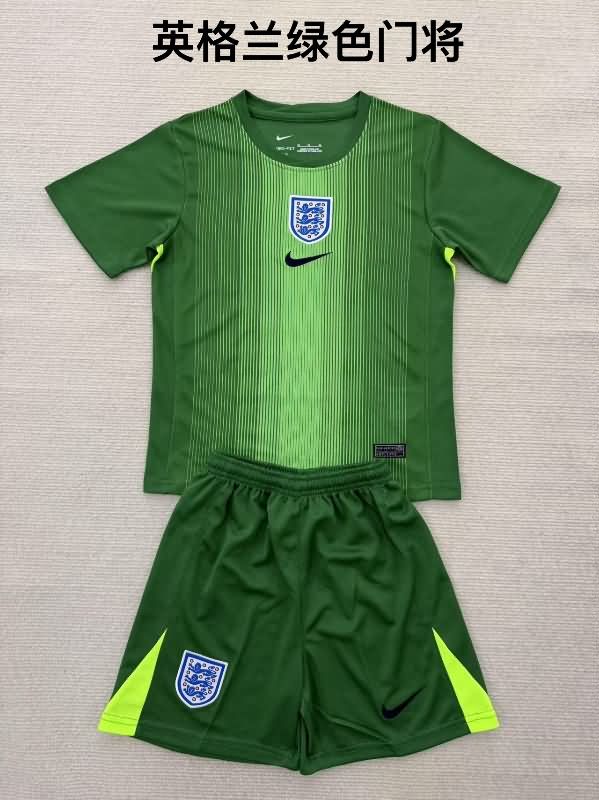 England 2025 Goalkeeper Green Soccer Jersey England 2025 Goalkeeper Green Soccer Jersey