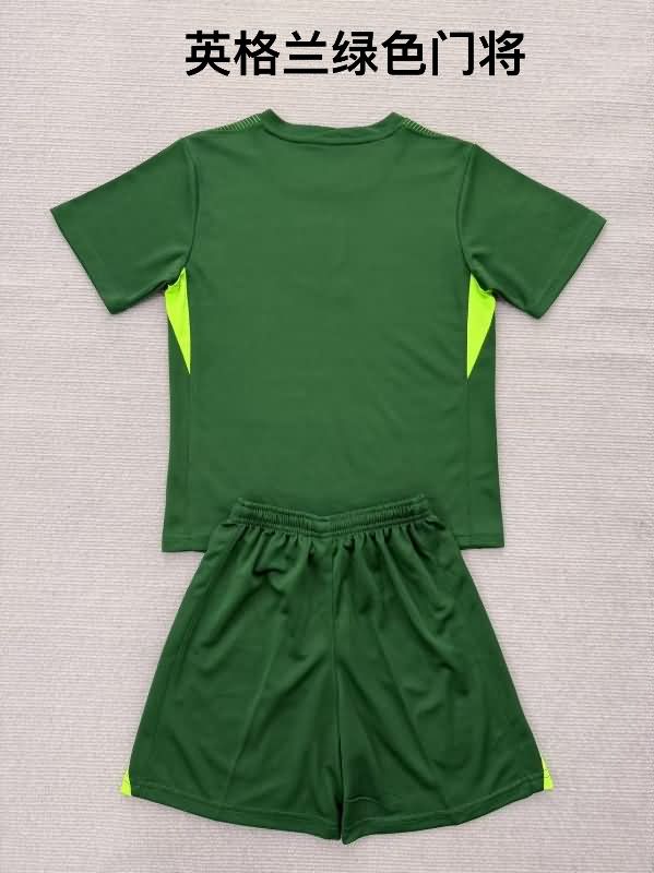 England 2025 Goalkeeper Green Soccer Jersey
