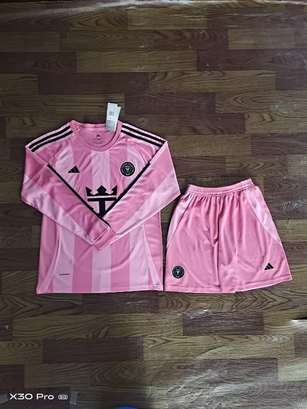 Inter Miami 2025 Home Long Sleeve Soccer Jersey Inter Miami 2025 Home Long Sleeve Soccer Jersey