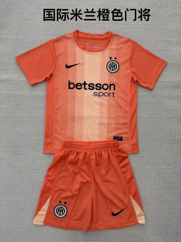 Inter Milan 25/26 Goalkeeper Orange Soccer Jersey Inter Milan 25/26 Goalkeeper Orange Soccer Jersey