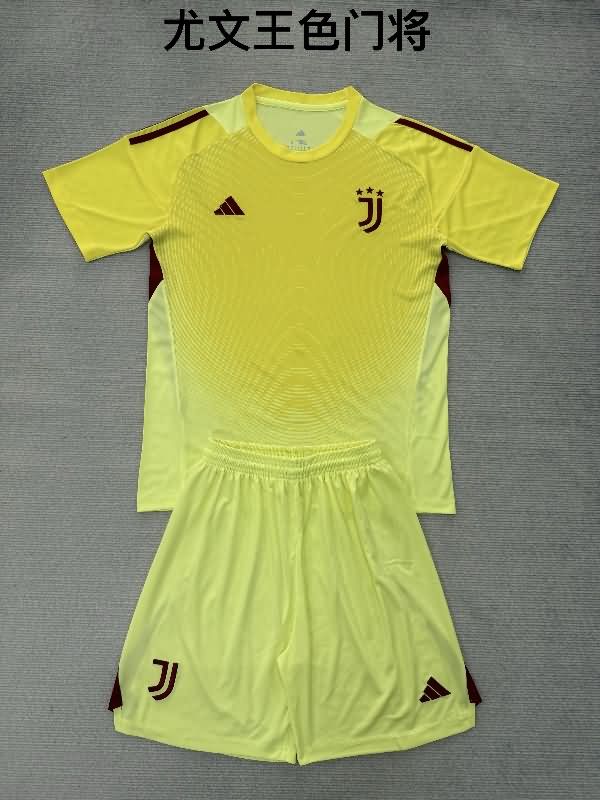 Juventus 25/26 Goalkeeper Yellow Soccer Jersey
