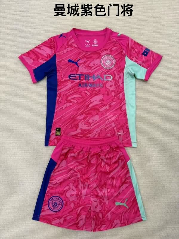 Manchester City 25/26 Goalkeeper Pink Soccer Jersey