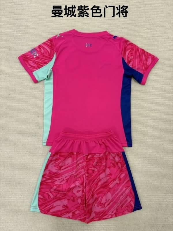 Manchester City 25/26 Goalkeeper Pink Soccer Jersey