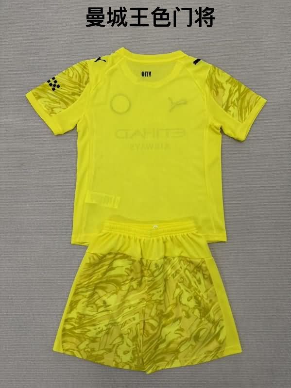 Manchester City 25/26 Goalkeeper Yellow Soccer Jersey