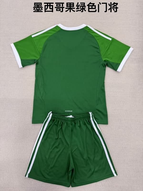 Mexico 2025 Goalkeeper Green Soccer Jersey