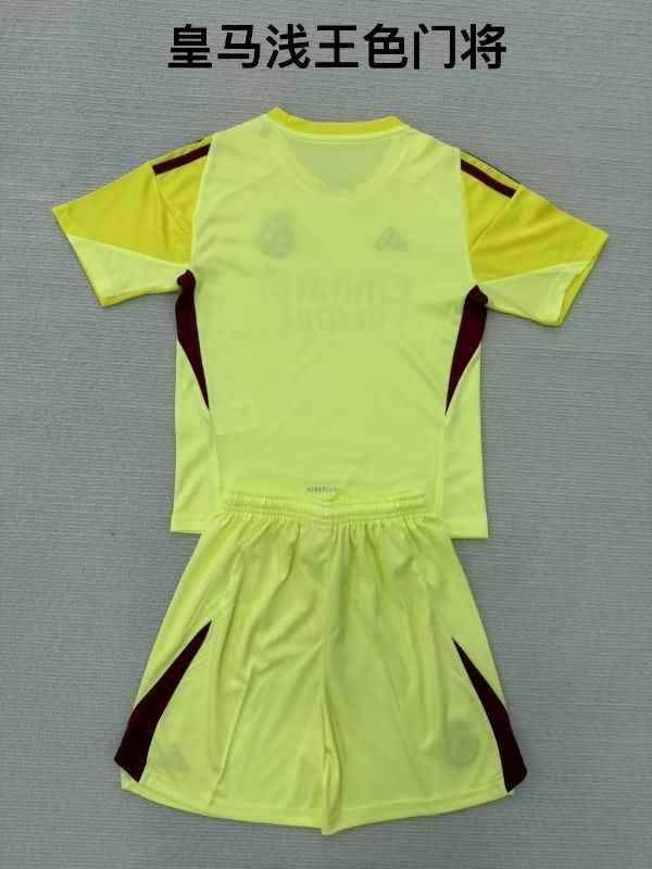 Real Madrid 25/26 Goalkeeper Yellow Soccer Jersey