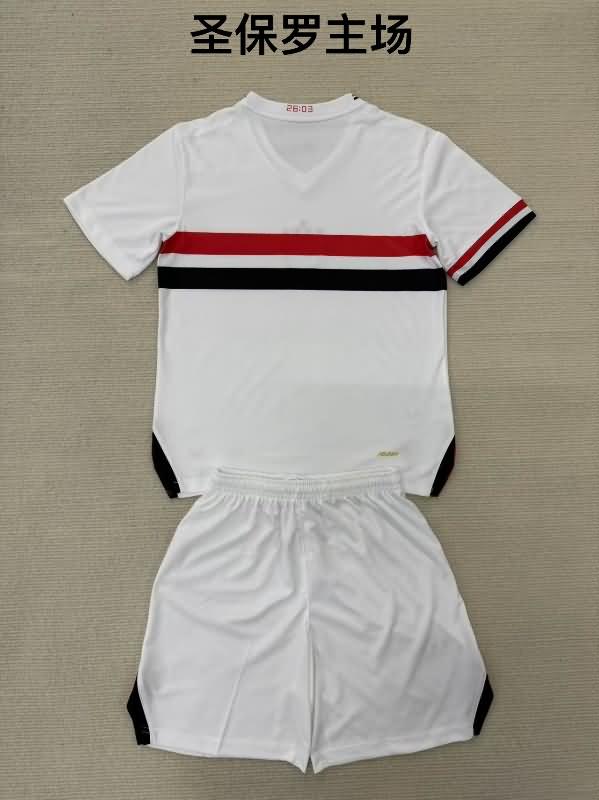 Sao Paulo Soccer Jersey Home Replica 2025