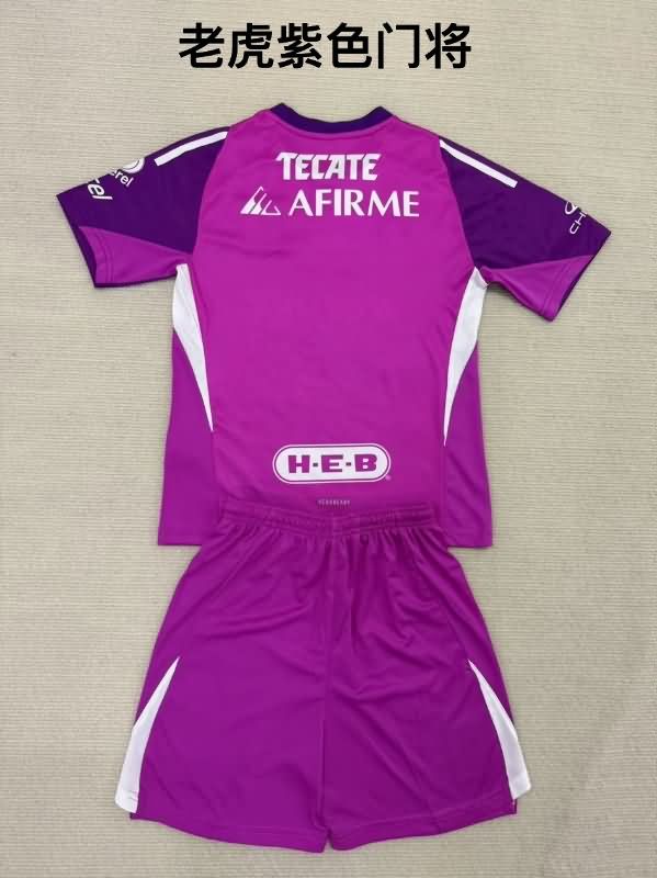 Tigres UANL 25/26 Goalkeeper Purple Soccer Jersey