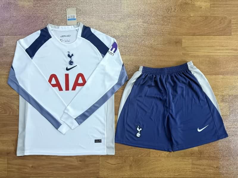 Tottenham Hotspur 25/26 Home Long Sleeve Soccer Jersey